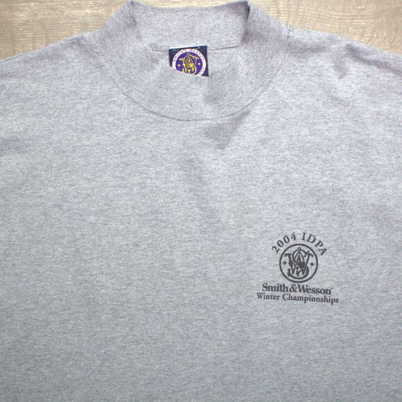 Smith & Wesson Long Sleeve T-Shirt 2004 Winter Championship Logo Mens Cotton 2x - Picture 1 of 6
